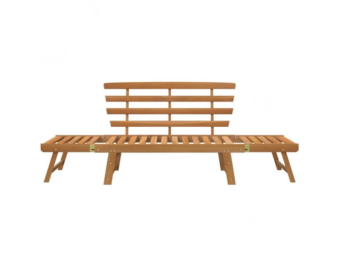 Sonata H Градинска пейка 2-в-1, 190 см, акация масив