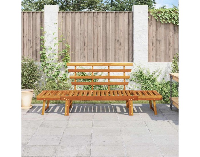 Sonata H Градинска пейка 2-в-1, 190 см, акация масив