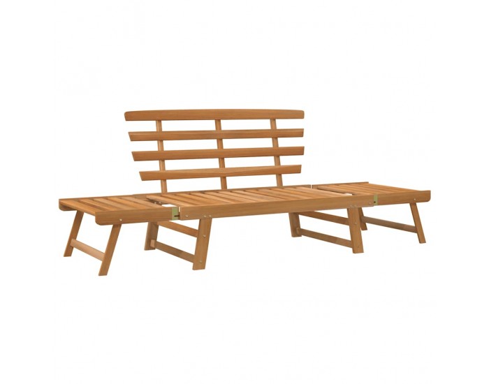 Sonata H Градинска пейка 2-в-1, 190 см, акация масив