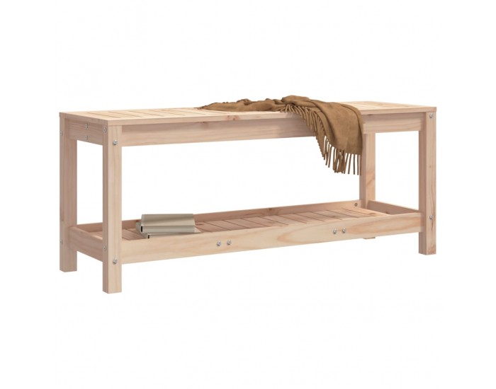 Sonata H Градинска пейка, 108x35x45 см, борово дърво масив