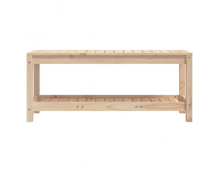 Sonata H Градинска пейка, 108x35x45 см, борово дърво масив