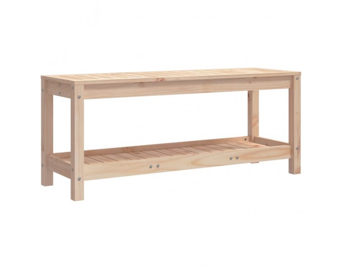 Sonata H Градинска пейка, 108x35x45 см, борово дърво масив