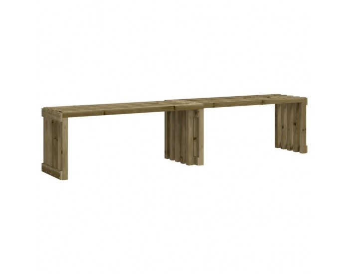 Sonata H Градинска пейка разтегателна 212,5x40,5x45 см импрегниран бор