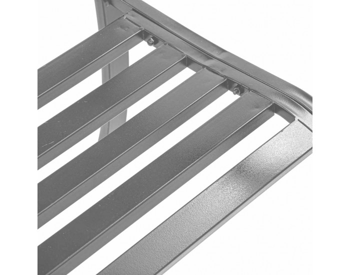 Sonata H Градинска пейка, черна, 120 см, стомана