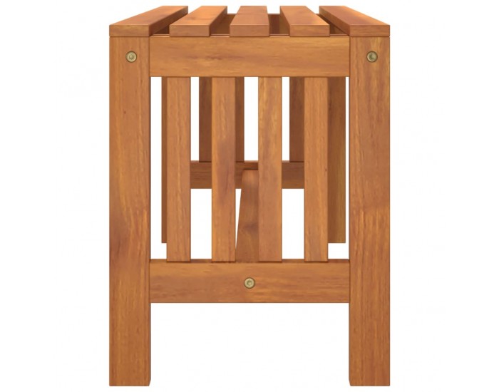 Sonata H Градинска пейка, 80 см, масивно дърво евкалипт