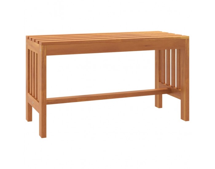 Sonata H Градинска пейка, 80 см, масивно дърво евкалипт