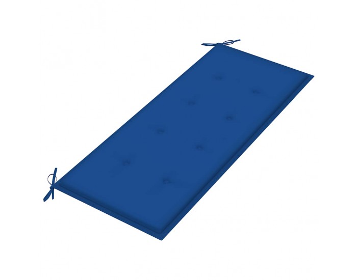 Sonata H Сгъваема градинска пейка с възглавница, 118 см, бамбук