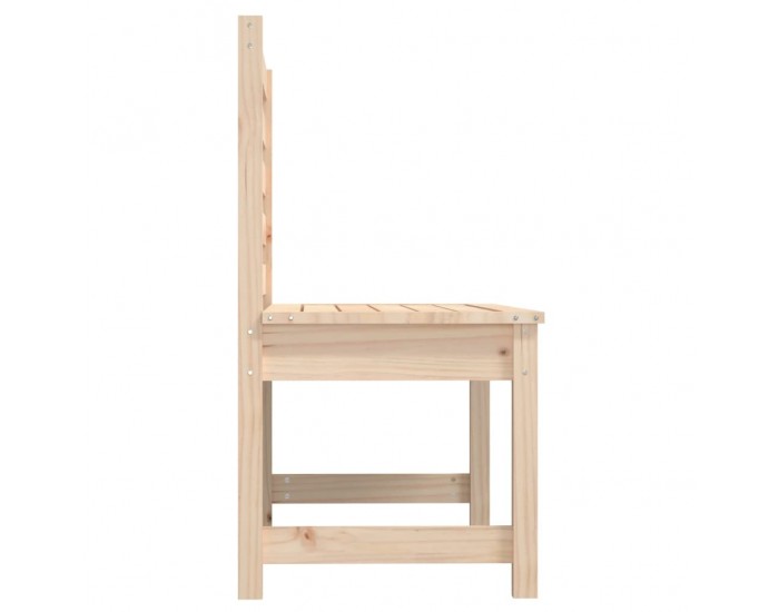 Sonata H Градинска пейка 109 см масивна борова дървесина