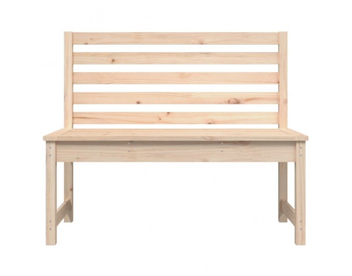 Sonata H Градинска пейка 109 см масивна борова дървесина