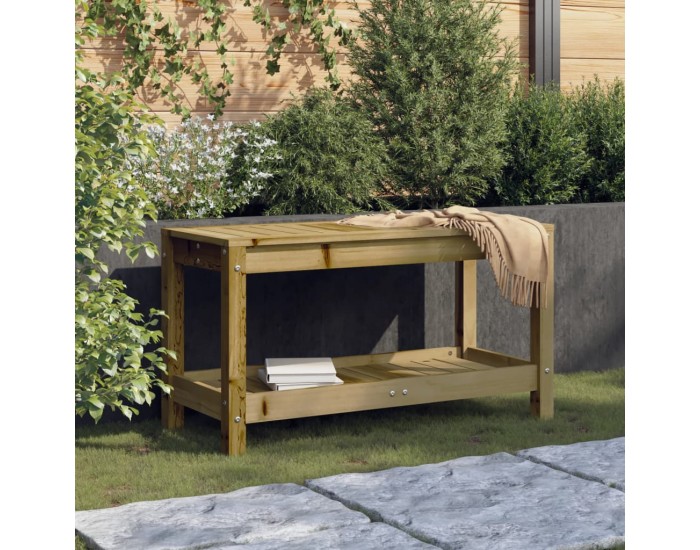 Sonata H Градинска пейка, 82,5x35x45 см, импрегнирано борово дърво