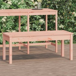 Sonata H Градинска пейка 109x44x45 см масивна дугласка дървесина - Градински Дивани и Пейки