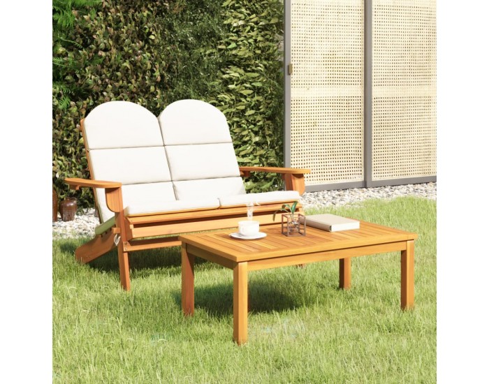 Sonata H Градински лаундж комплект Адирондак, 2 части, акация масив