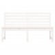 Sonata H Градинска пейка, бяла, 157,5 см, борово дърво масив