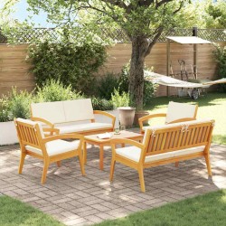 Sonata H Бистро комплект 5 pcs Кафяво 75 x 45 x 38см - Градински Дивани и Пейки