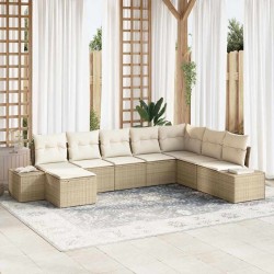 Sonata H Градински Софа Комплект 8 pcs Бежово 319 x 209 x 85 см - Градински Дивани и Пейки