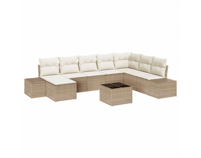 Sonata H Градински Софа Комплект 9 pcs 319 x 209 x 85 см Полиратан