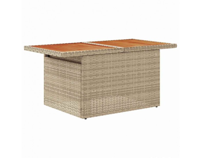 Sonata H Градински Софа Комплект 8 pcs бежово и кремаво 100 x 55 x 73 см