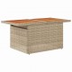Sonata H Градински Софа Комплект 8 pcs бежово и кремаво 100 x 55 x 73 см