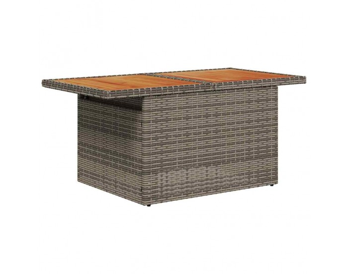 Sonata H Комплект за хранене в градината Сив и кафяв 100 x 55 x 73 см