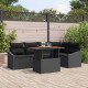 Sonata H Комплект за хранене в градината Черен и кафяв 100 x 55 x 73 см