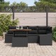 Sonata H Комплект за хранене в градината Черен и кафяв 100 x 55 x 73 см