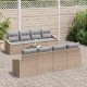 Sonata H Градински Софа Комплект 7 pcs Бежово и сиво 55 x 55 x 37 см