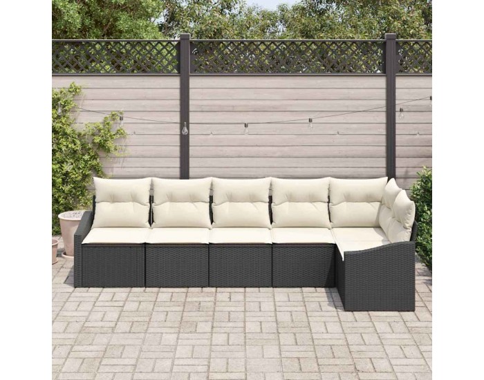 Sonata H Комплект за хранене в градината 6 pcs Черен и кремав