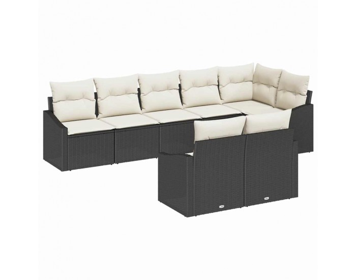 Sonata H Комплект за хранене в градината 8 pcs Черен и кремав