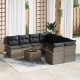 Sonata H Градински Софа Комплект с възглавница 9 pcs Сив 55 x 55 x 37 см