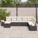 Sonata H Градински Софа Комплект 8 pcs Черно 55 х 62 х 69 см Полиратан