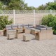 Sonata H Градински Софа Комплект 13 pcs бежово и светлосиво