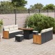 Sonata H Градински Софа Комплект 9 pcs Черно и кремаво 80 x 80 x 71 cm