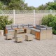 Sonata H Градински Софа Комплект 14 pcs бежово и светлосиво