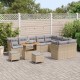 Sonata H Градински Софа Комплект 12 pcs бежово и светлосиво