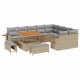 Sonata H Градински Софа Комплект 12 pcs бежово и светлосиво