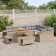 Sonata H Градински Софа Комплект 12 pcs бежово и светлосиво