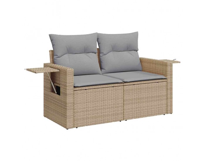 Sonata H Градински Софа Комплект 13 pcs бежово и светлосиво