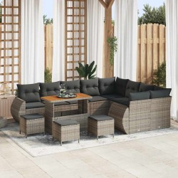 Sonata H Градински Софа Комплект 13 pcs Сив 110 x 55 x 71 см - Градински Дивани и Пейки