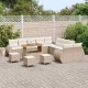 Sonata H Градински Софа Комплект с възглавница 14 pcs бежово и кремаво
