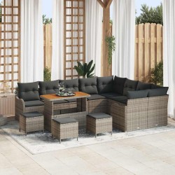 Sonata H Градински Софа Комплект 13 pcs Сив 110 x 55 x 71 см - Градина