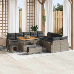Sonata H Градински Софа Комплект 13 pcs Сив 100 x 100 x 71 cm - Градински Дивани и Пейки
