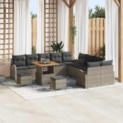 Sonata H Градински Софа Комплект 13 pcs Сив 80 x 80 x 71 cm - Градински Дивани и Пейки