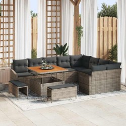 Sonata H Градински Софа Комплект 12 pcs Сив 100 x 100 x 71 cm - Градина