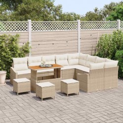 Sonata H Градински Софа Комплект 13 pcs Бежов и кремав 110 x 55 x 71 см - Градина