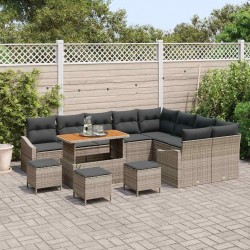 Sonata H Градински Софа Комплект 13 pcs Сив 110 x 55 x 71 см - Градина
