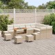Sonata H Градински Софа Комплект 12 pcs Бежов и кремав 110 x 55 x 71 см