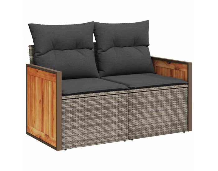 Sonata H Градински Софа Комплект 11 pcs Сив 100 x 100 x 71 cm полиратан