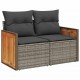 Sonata H Градински Софа Комплект 11 pcs Сив 100 x 100 x 71 cm полиратан