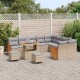 Sonata H Градински Софа Комплект 12 pcs Бежово 90 x 55 x 71 cm полиратан