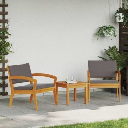 Sonata H Бистро комплект Кафяво 45 x 45 x 38см - Градински Дивани и Пейки